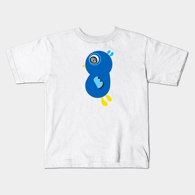 Big Blue Kids T-Shirt by L'Appel du Vide Designs by Danielle Canonico